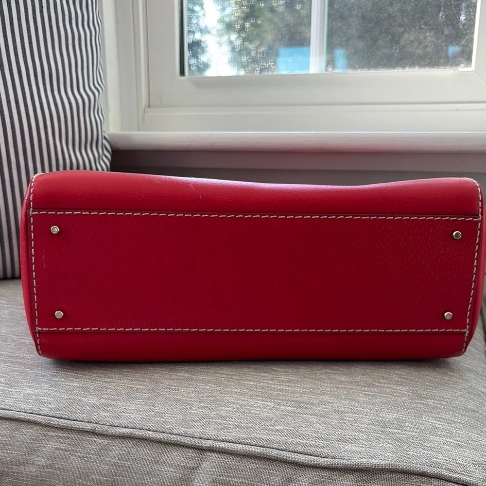 Kate Spade Red Structured Tote - Picture 3 of 5